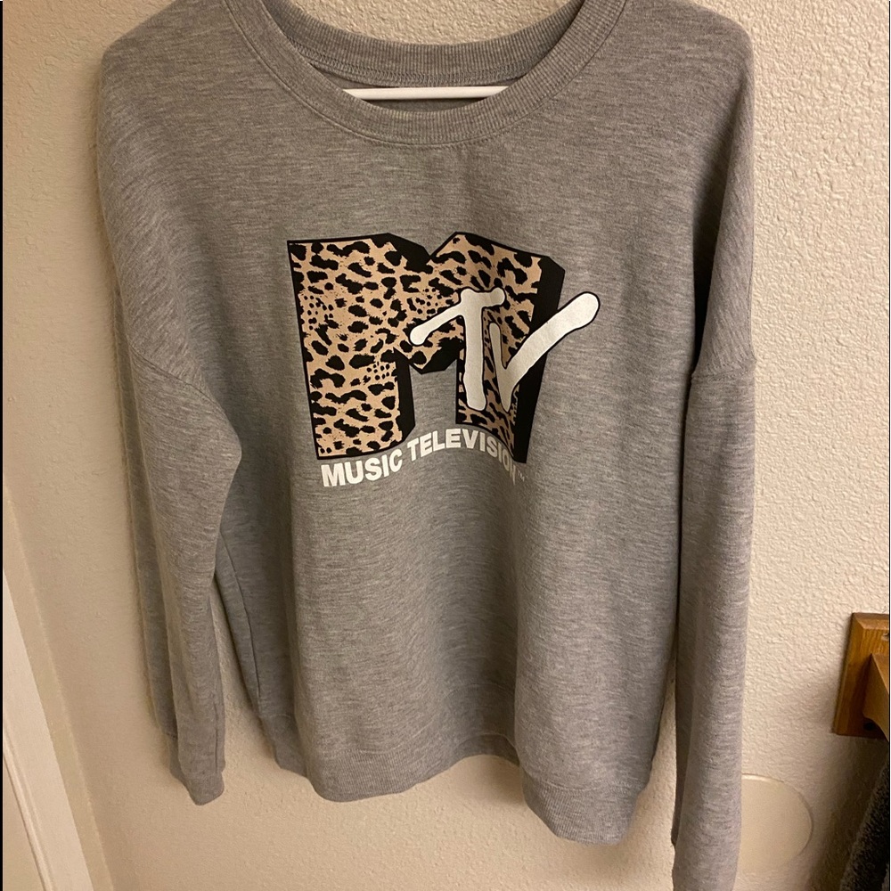 Target MTV Cheetah Logo Sweatshirt
